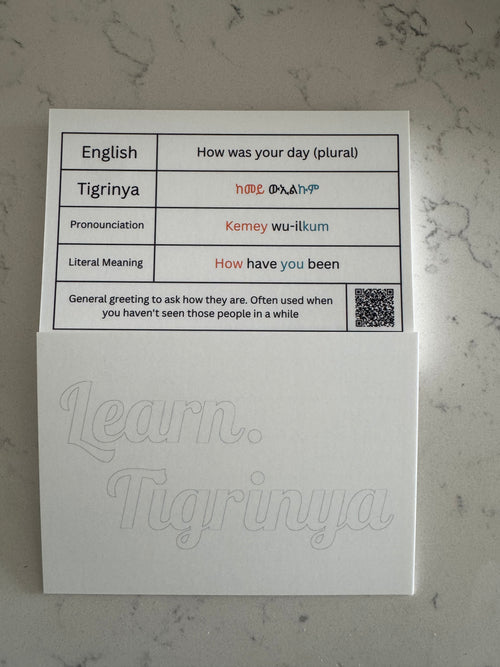 Tigrinya Flash Cards V2